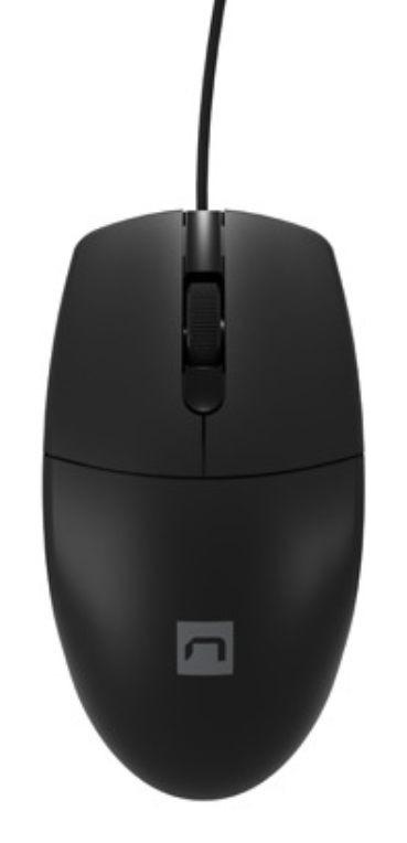 Raton Natec ruff plus 1200dpi optico negro USB · NMY-2021 · vista 1