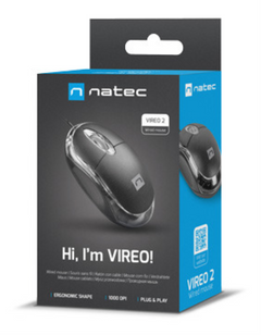 Raton Natec vireo 2 1000dpi optico negro USB · NMY-1983 · vista 10