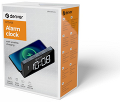 Reloj despertador Denver con carga inalambrica para smartphones · vista 5