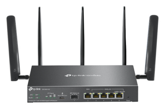TP-Link Omada ER706W-4G routers wireless Negro