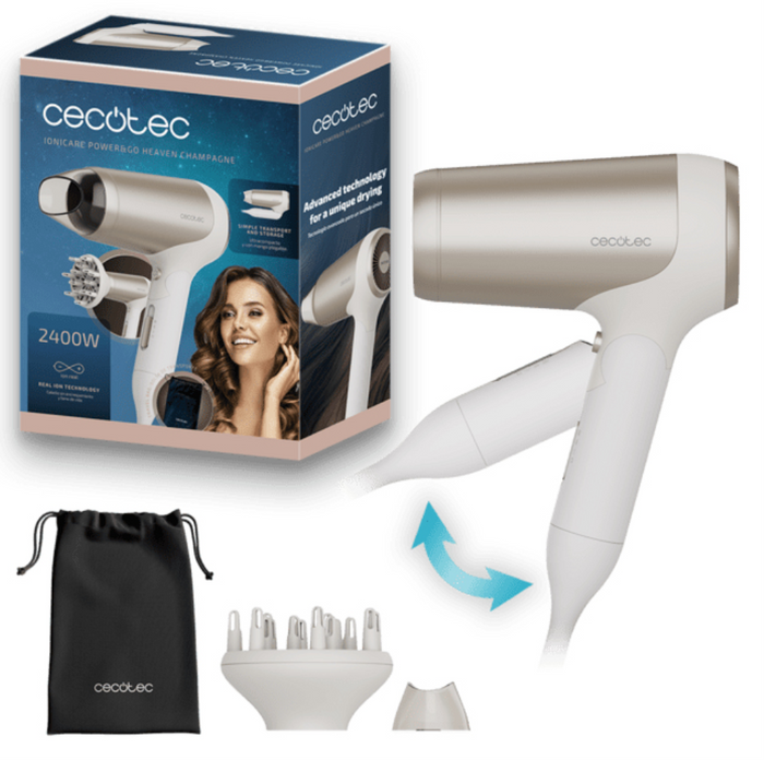 Cecotec IoniCare Power&Go Heaven Champagne secadores