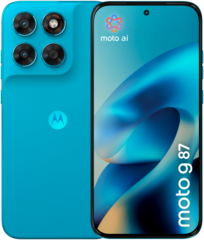Smartphone Motorola moto g87 5g 12gb/256gb blue atoll · PBBS0007FR · vista 1