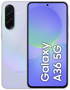 Samsung Galaxy A36 5G 17 cm (6.7") SIM doble Android 15 USB Tipo C 8 GB 256 GB 5000 mAh Lavanda — imagen 2
