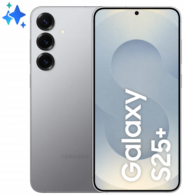 Samsung Galaxy S25+ smartphones 4900 mAh Gris