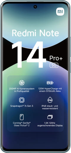 Xiaomi Redmi Note 14 Pro+ 5G 16,9 cm (6.67") SIM doble USB Tipo C 8 GB 256 GB 5110 mAh Azul — imagen 2