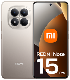 Xiaomi Redmi Note 15 Pro smartphones 6500 mAh Titanio
