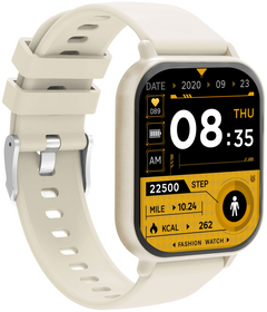 Smartwatch Denver Bluetooth con frecuencia cardiaca y presion arterial blanco · vista 15
