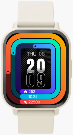 Smartwatch Denver Bluetooth con frecuencia cardiaca y presion arterial blanco · vista 19