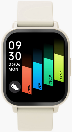Smartwatch Denver Bluetooth con frecuencia cardiaca y presion arterial blanco · vista 18