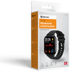 Smartwatch Denver Bluetooth con frecuencia cardiaca y presion arterial negro · vista 11