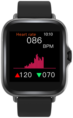 Smartwatch Denver Bluetooth con sensor de frecuencia cardiaca negro · vista 11