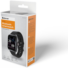 Smartwatch Denver Bluetooth con sensor de frecuencia cardiaca negro · vista 12