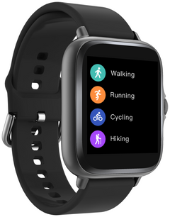 Smartwatch Denver Bluetooth con sensor de frecuencia cardiaca negro · vista 4