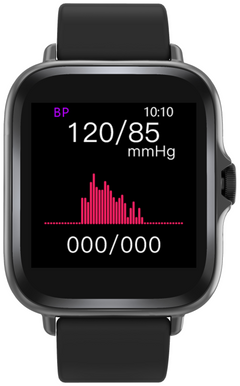 Smartwatch Denver Bluetooth con sensor de frecuencia cardiaca negro · vista 2