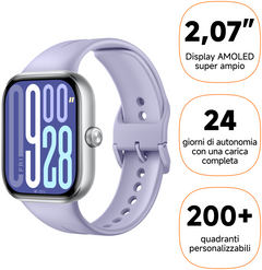 Xiaomi Redmi Watch 5 5,26 cm (2.07") AMOLED 47.5 mm Digital 432 x 514 Pixeles Pantalla táctil Púrpura — imagen 2