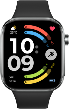 Xiaomi Watch 6 5,26 cm (2.07") AMOLED 46 mm Digital 432 x 514 Pixeles Pantalla táctil Negro — imagen 2