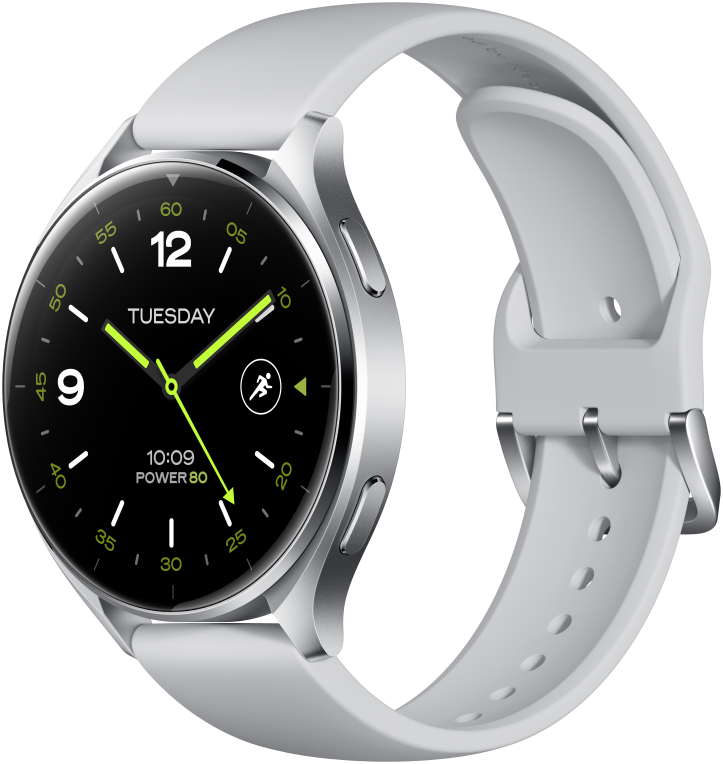 Xiaomi Watch 2 3,63 cm (1.43") AMOLED 46 mm Digital 466 x 466 Pixeles Pantalla táctil Plata Wifi GPS (satélite) — imagen 2