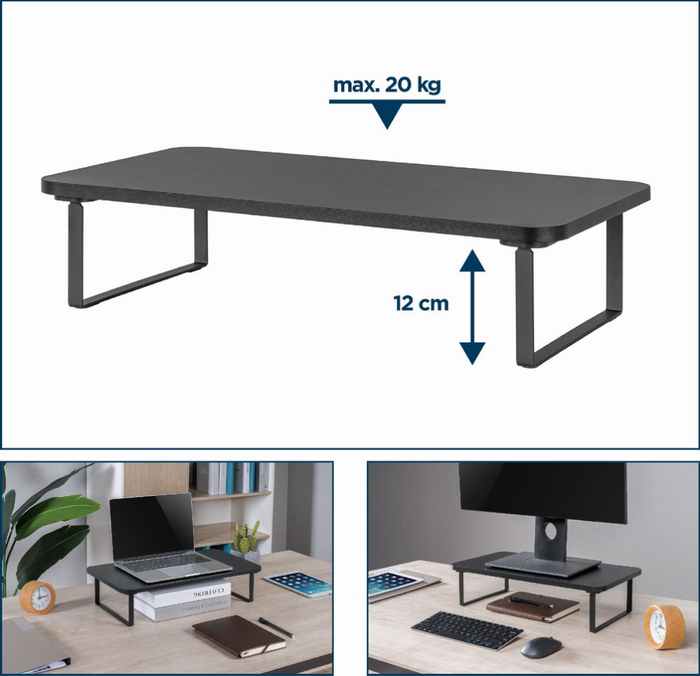 Soporte de monitor Gembird rectangular · vista 1