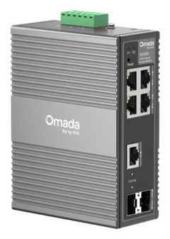 TP-Link Omada IES206G switch Gestionado Gigabit Ethernet (10/100/1000) Negro — imagen 2