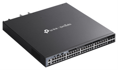 TP-Link Omada SG6654XHP switch Gestionado L3 Gigabit Ethernet (10/100/1000) Energía sobre Ethernet (PoE) 1U Negro — imagen 4