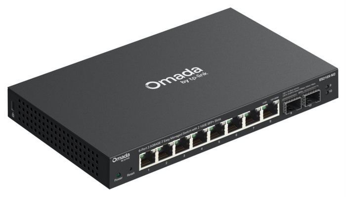 TP-Link ES210X-M2 switch Gestionado 2.5G Ethernet (100/1000/2500) Montaje en pared/escritorio Negro — imagen 4
