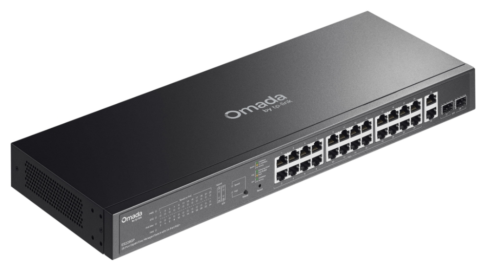 TP-Link ES228GP switch Gestionado L2 Gigabit Ethernet (10/100/1000) Energía sobre Ethernet (PoE) Negro — imagen 4