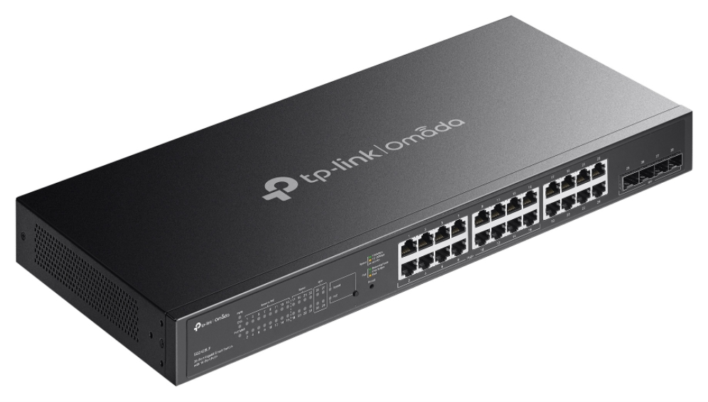 TP-Link Omada SG2428LP switch Gestionado L2/L2+ Gigabit Ethernet (10/100/1000) Energía sobre Ethernet (PoE) Gris — imagen 4