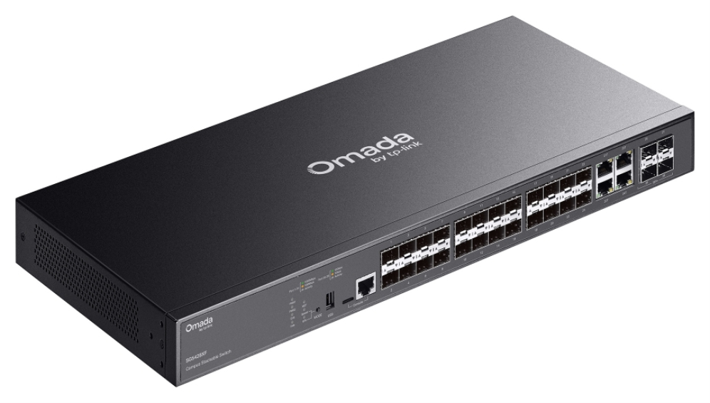 TP-Link SG5428XF switch Gestionado L3 Negro — imagen 3