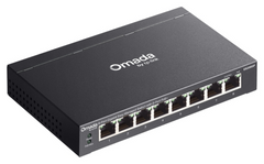 TP-Link Omada ES208GP switch Gestionado L2 Gigabit Ethernet (10/100/1000) Energía sobre Ethernet (PoE) DIN rail Negro — imagen 4