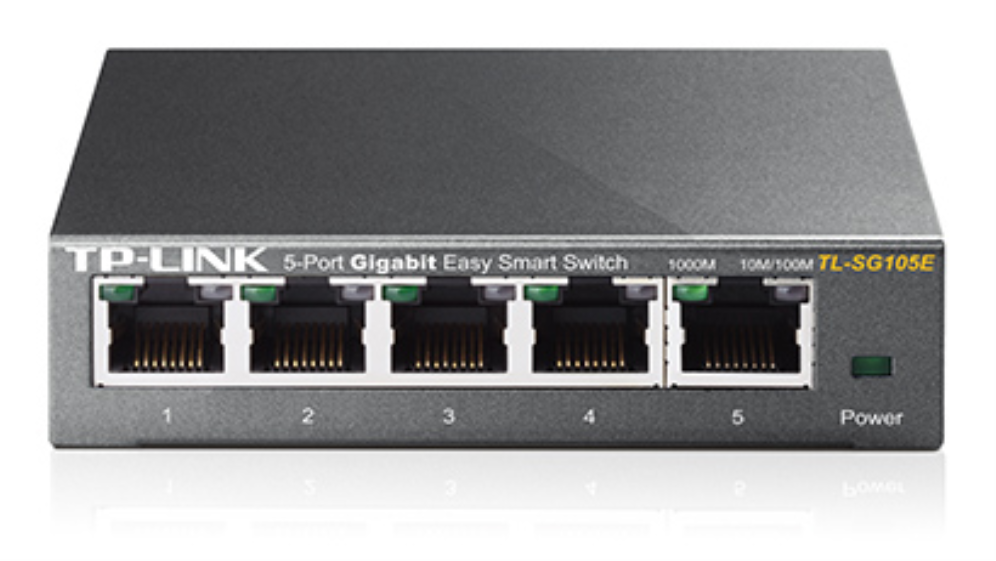 TP-Link TL-SG105E Gestionado L2 Gigabit Ethernet (10/100/1000) Negro — imagen 2
