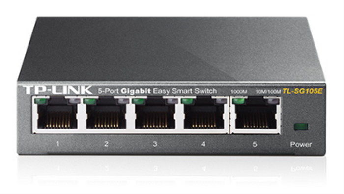 TP-Link TL-SG105E Gestionado L2 Gigabit Ethernet (10/100/1000) Negro — imagen 2