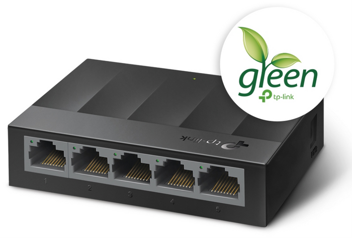 TP-Link LS1005G switch No administrado Gigabit Ethernet (10/100/1000) Negro — imagen 2