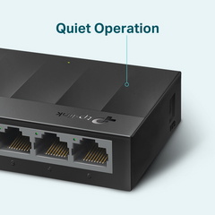 TP-Link LS1005G switch No administrado Gigabit Ethernet (10/100/1000) Negro — imagen 4