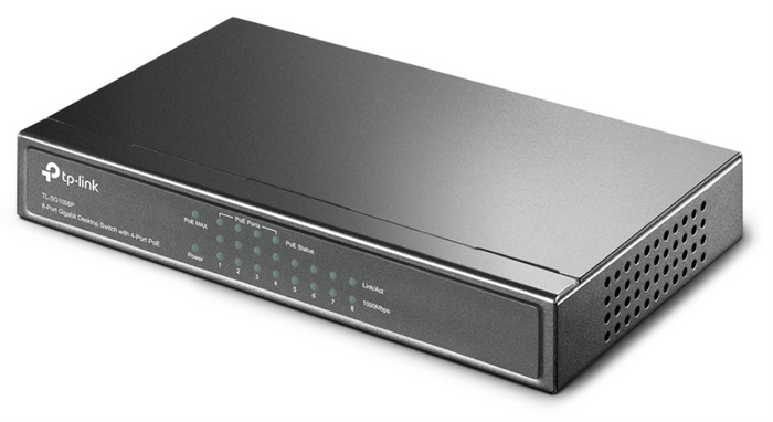 TP-Link TL-SG1008P Gestionado Gigabit Ethernet (10/100/1000) Energía sobre Ethernet (PoE) Gris — imagen 3