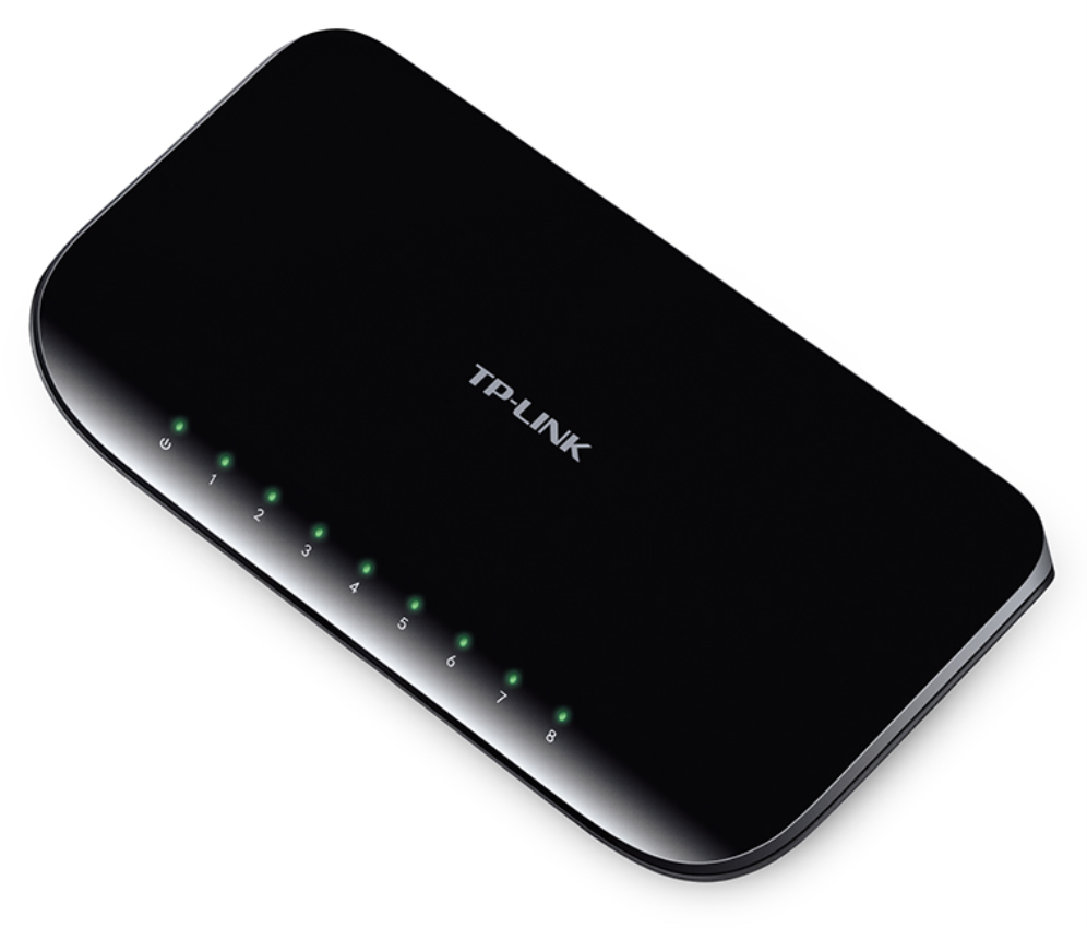 TP-Link TL-SG1008D No administrado Gigabit Ethernet (10/100/1000) Negro — imagen 2