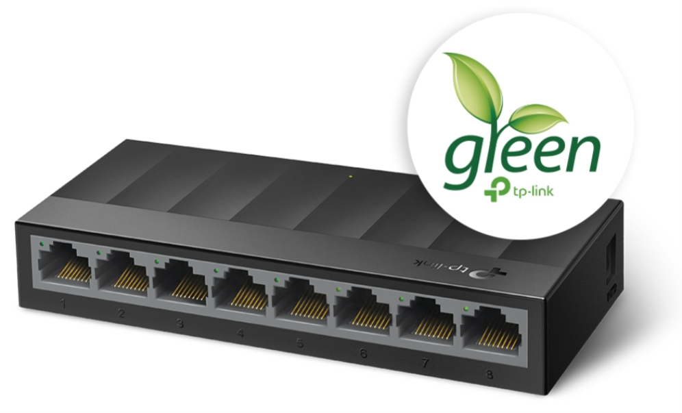 TP-Link LS1008G switch No administrado Gigabit Ethernet (10/100/1000) Negro — imagen 2