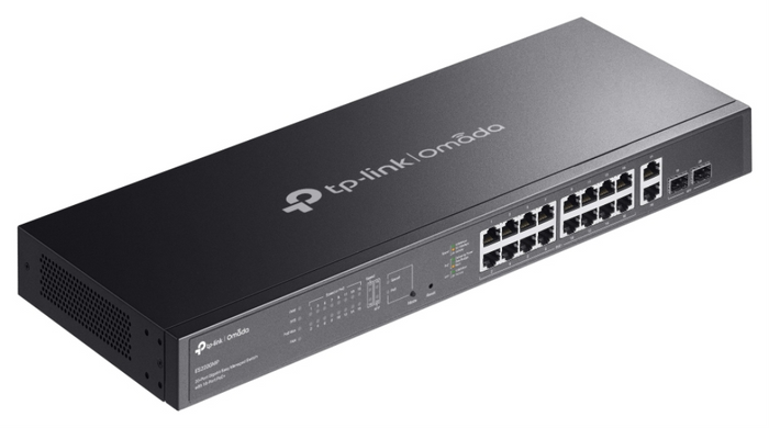 TP-Link Omada ES220GMP switch Gestionado L2 Gigabit Ethernet (10/100/1000) Energía sobre Ethernet (PoE) Negro — imagen 4