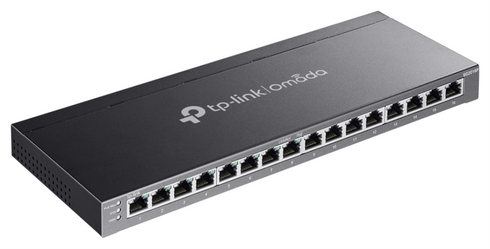 TP-Link Omada SG2016P switch Gestionado L2/L2+ Gigabit Ethernet (10/100/1000) Energía sobre Ethernet (PoE) Negro — imagen 4