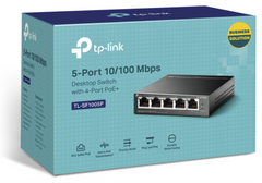 TP-Link TL-SF1005P No administrado Fast Ethernet (10/100) Energía sobre Ethernet (PoE) Negro — imagen 4