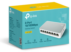TP-Link TL-SF1008D switch No administrado Fast Ethernet (10/100) Blanco — imagen 3
