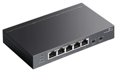 TP-Link TL-SG1005P-PD switch Gigabit Ethernet (10/100/1000) Energía sobre Ethernet (PoE) Negro — imagen 4