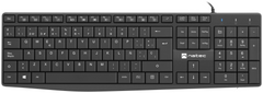 Teclado Natec nautilus slim layout USB negro · NKL-1948 · vista 2