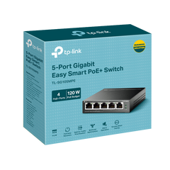 TP-Link TL-SG105MPE switch L2 Gigabit Ethernet (10/100/1000) Energía sobre Ethernet (PoE) Negro — vista adicional