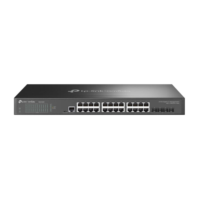 TP-Link Omada SG3428X switch Gestionado L2+/L3 Gigabit Ethernet (10/100/1000) 1U Negro