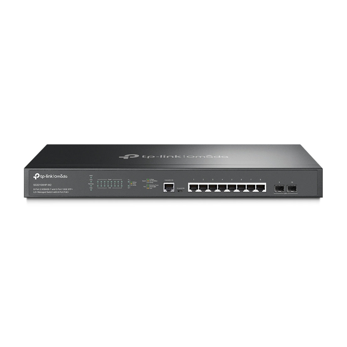 TP-Link Omada SG3210XHP-M2 switch Gestionado L2+ 2.5G Ethernet (100/1000/2500) Energía sobre Ethernet (PoE) 1U Negro