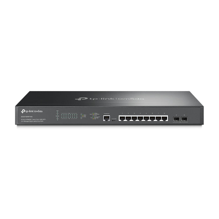 TP-Link Omada SG3210XHP-M2 switch Gestionado L2+ 2.5G Ethernet (100/1000/2500) Energía sobre Ethernet (PoE) 1U Negro