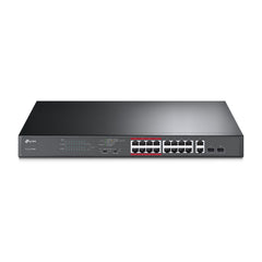TP-Link TL-SL1218MP No administrado Gigabit Ethernet (10/100/1000) Energía sobre Ethernet (PoE) 1U Negro