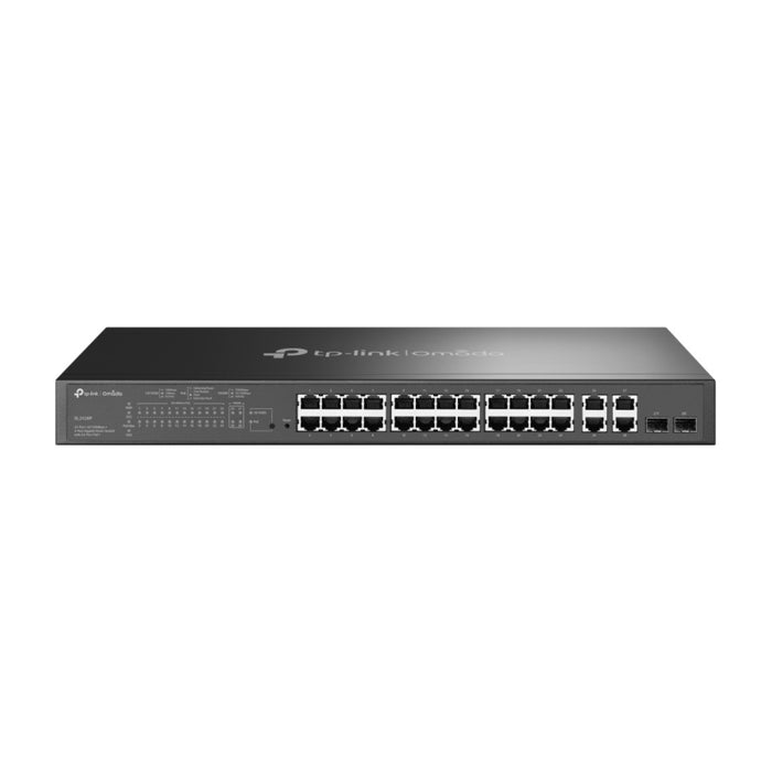 TP-Link Omada SL2428P switch Gestionado L2 Fast Ethernet (10/100) Energía sobre Ethernet (PoE) 1U Negro