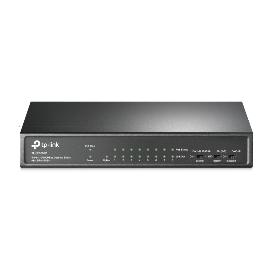 TP-Link TL-SF1009P switch No administrado Fast Ethernet (10/100) Energía sobre Ethernet (PoE) Negro