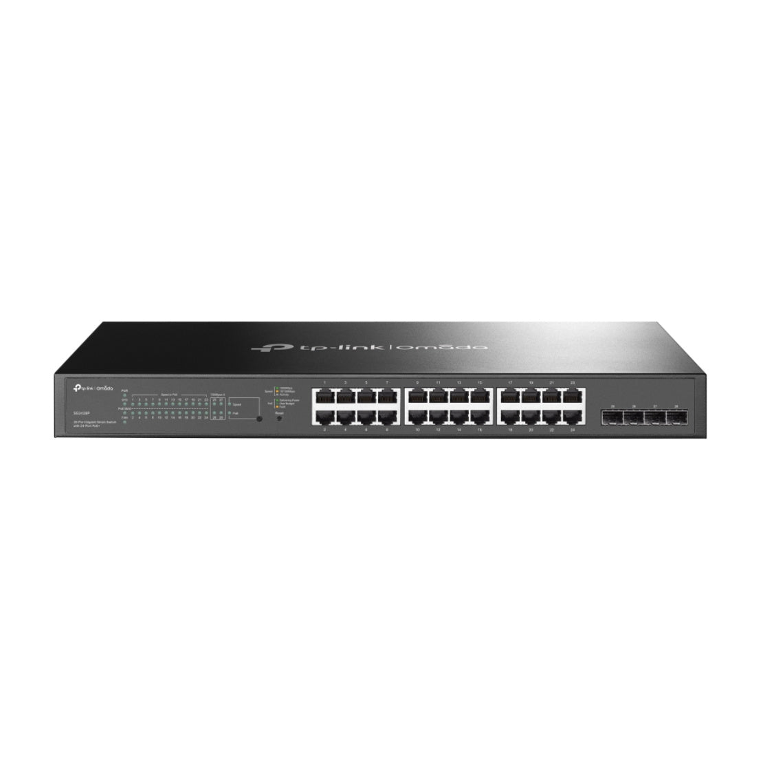TP-Link Omada TL-SG2428P Gestionado L2/L2+ Gigabit Ethernet (10/100/1000) Energía sobre Ethernet (PoE) 1U Negro